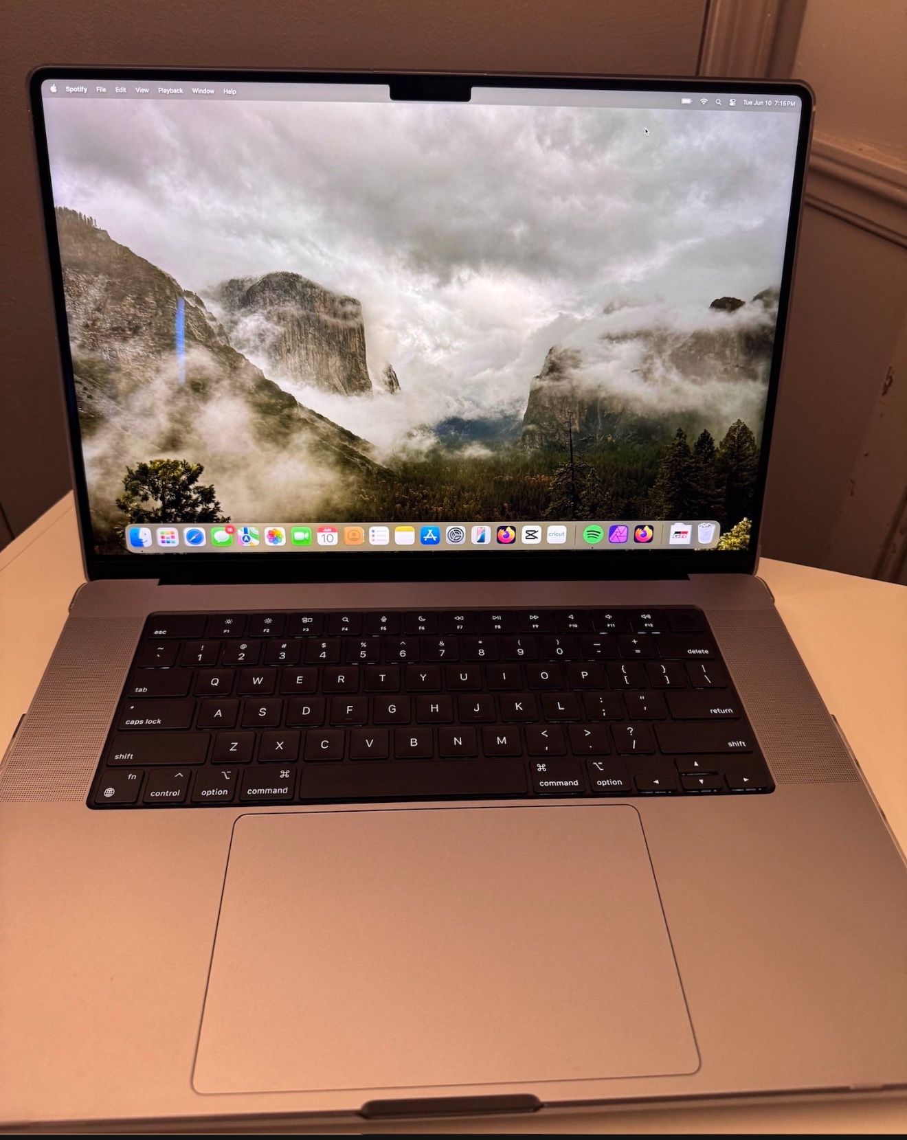 Apple MacBook Pro (16-inch, M1 Pro chip with 10-core CPU and 16-core GPU, 16GB RAM, 512GB SSD)