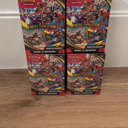 Pokemon Mega Evolutions Booster Bundle ( 6 packs) [SEALED]