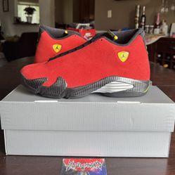 Jordan 14 Retro Ferrari Red Size 7.5
