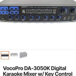 Vocopro Da-3050k Digital Karaoke Mixer With Key Control And Digital Echo