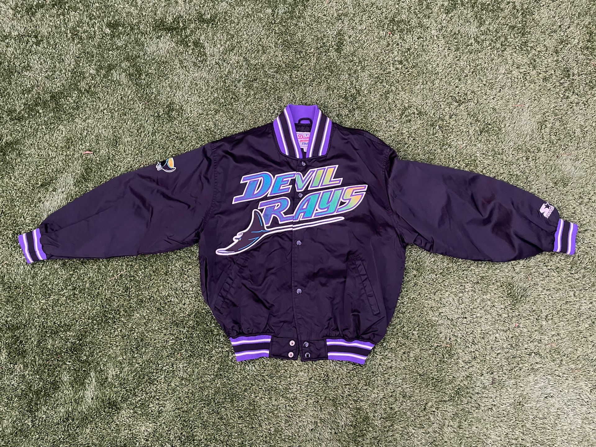 Vintage Starter Diamond Collection Tampa Bay Devil Rays MLB Satin