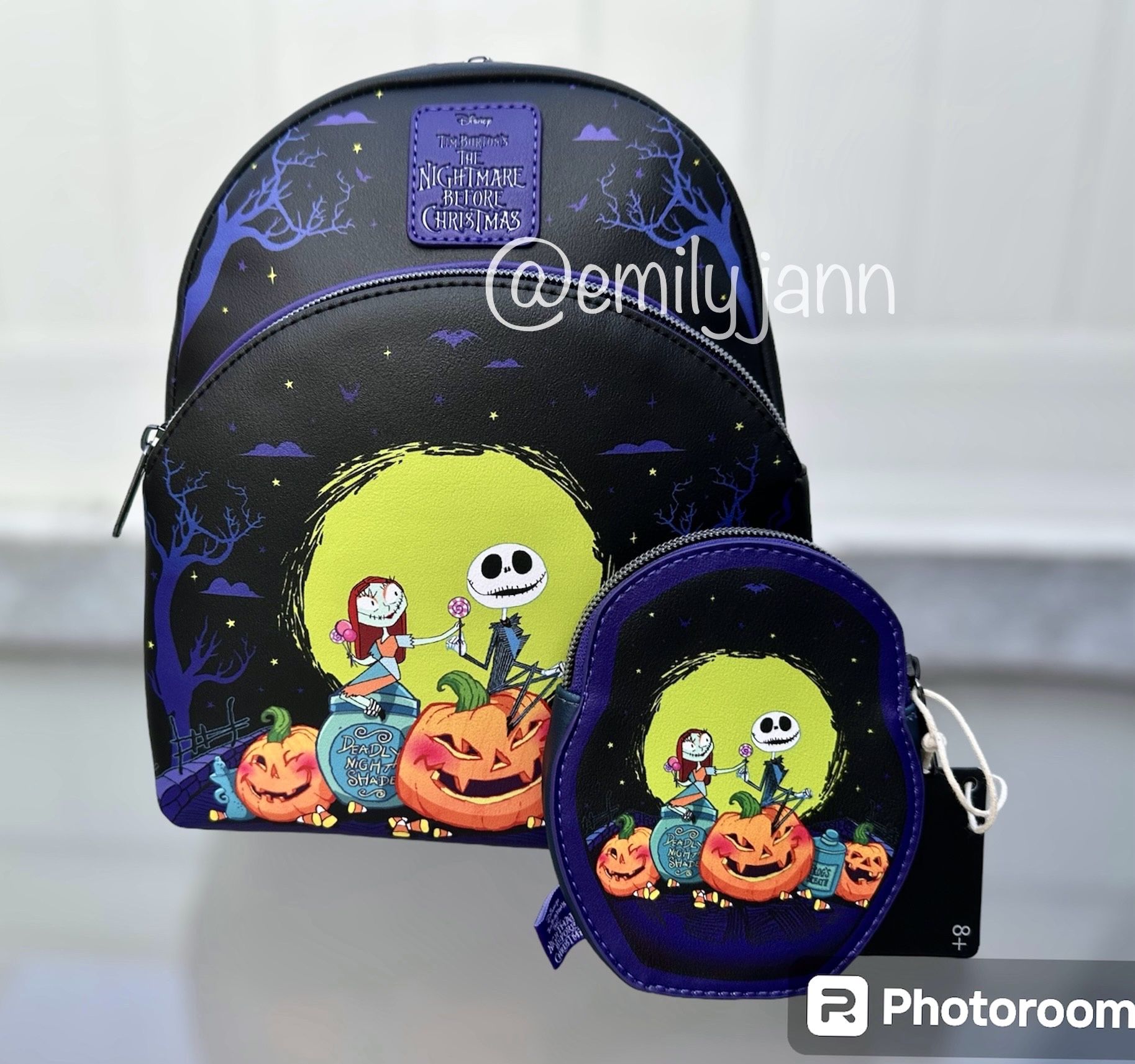 The Nightmare Before Christmas Backpack Set