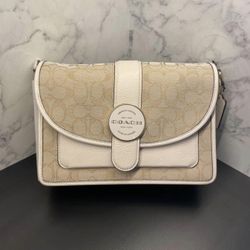Coach Lonnie Crossbody In Signature Jacquard