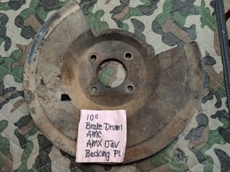 AMC American Motors 10" Brake Drum Backing Plate