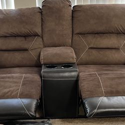 Manual Recliner Sofa (3-seater) and Recliner Set (2-seater)