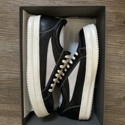 Rick Owen’s | Vintage Leather low top - Black