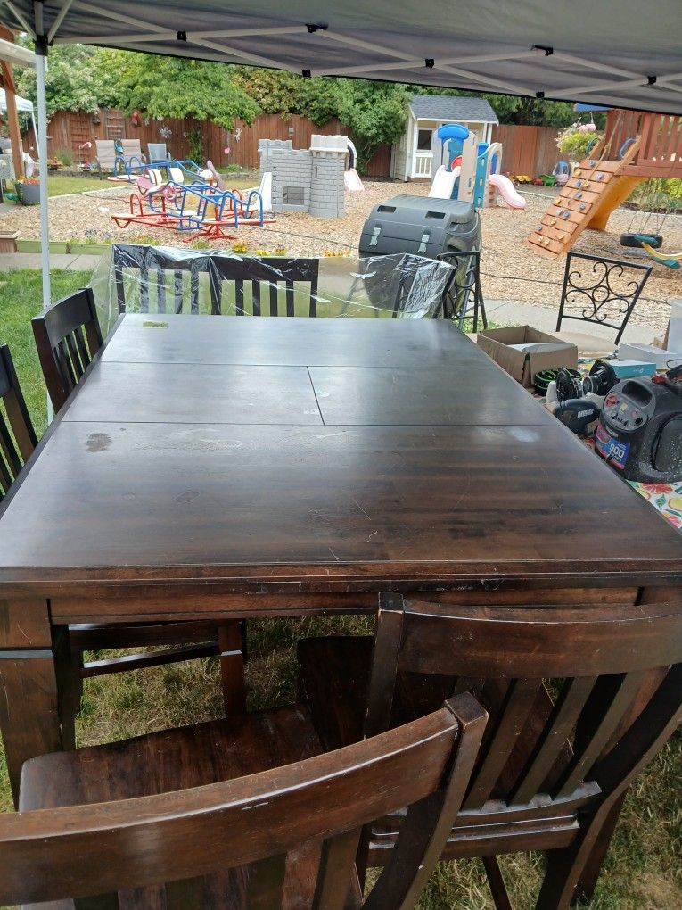 Dining Room Table Cherry With 6 Chairs