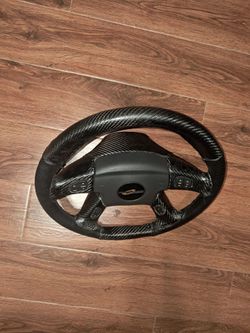 Carbon steering wheel 03-06 Silverado Sierra tahoe yukon