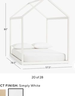 Pottery Barn Kids House bed and side tables