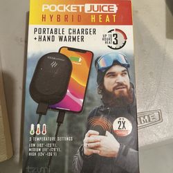 Portable Charger With Hand Warmer