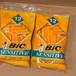 1 Packs Bic Disposable Razors -12ct