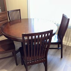 Dining Room Table And Four Chairs