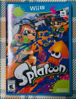 Splatoon Nintendo Wii U 2015 - With Case Tested/Works Fast Shipping G289