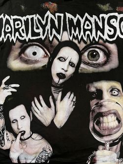 90s vintage poster「MARILYN MANSON」 Vintage Marilyn Manson Poster (Mid-Late 1990s) #198659