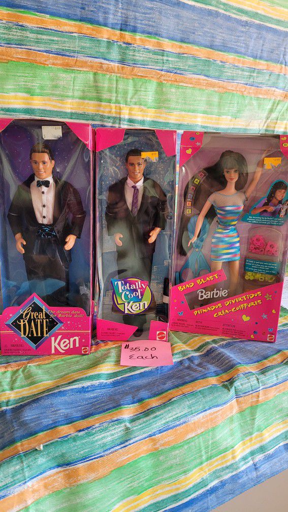 Vintage Ken And Barbie Doll
