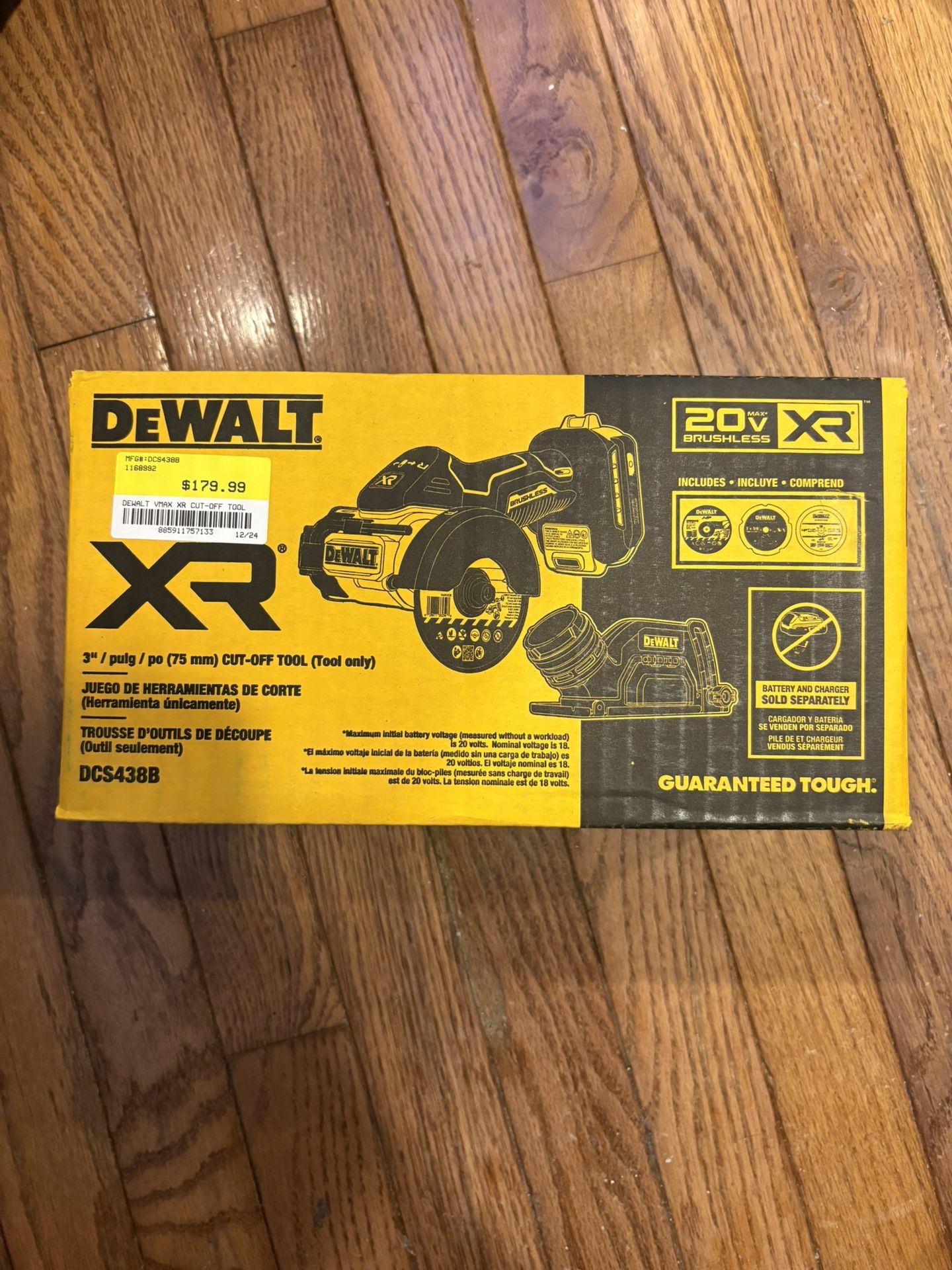 Brand New DeWALT 20V MAX Brushless Cut-Off Tool (DCS438B)