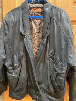 Mens vintage leather jacket