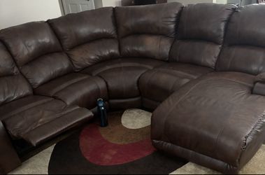 Leather couch