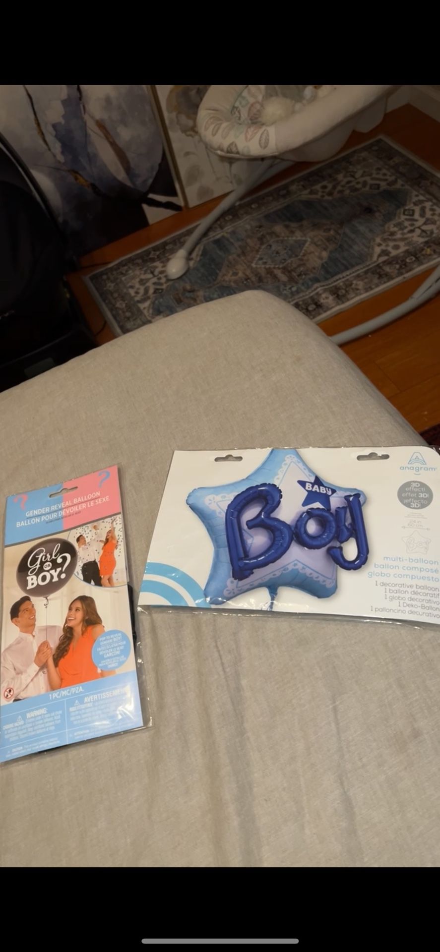 Gender Reveal Boy And Balloon