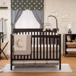 NEW  4 In 1 Crib, Changing Table W/hamper, And Storage Dresser
