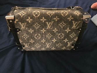 Louis Vuitton Black and White Monogram Trunk Bag
