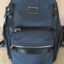Tumi Alpha Bravo Search Backpack in Navy - Mint Condition