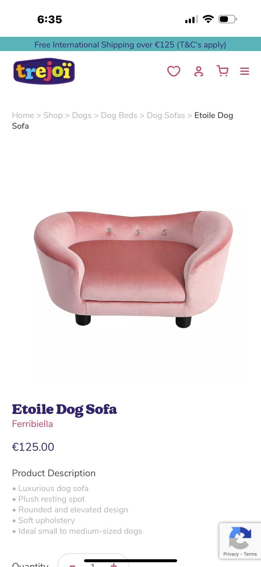 Etoile Dog Cat Sofa