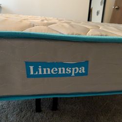Linenspa Queen Size Mattress + Bed Frame 