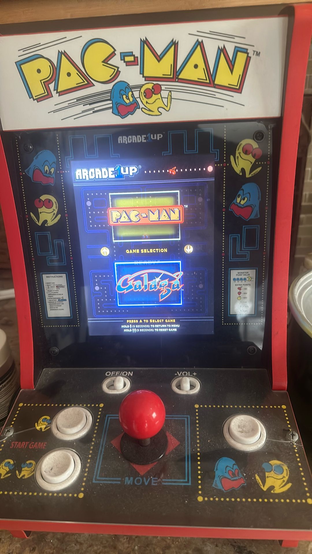 Arcade 1up PAC-Man/Galaga 2 In 1 Countercade
