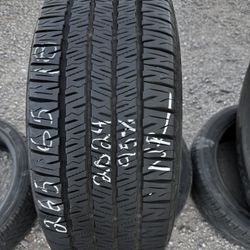 265/65/18  95 To 99% Life Tires