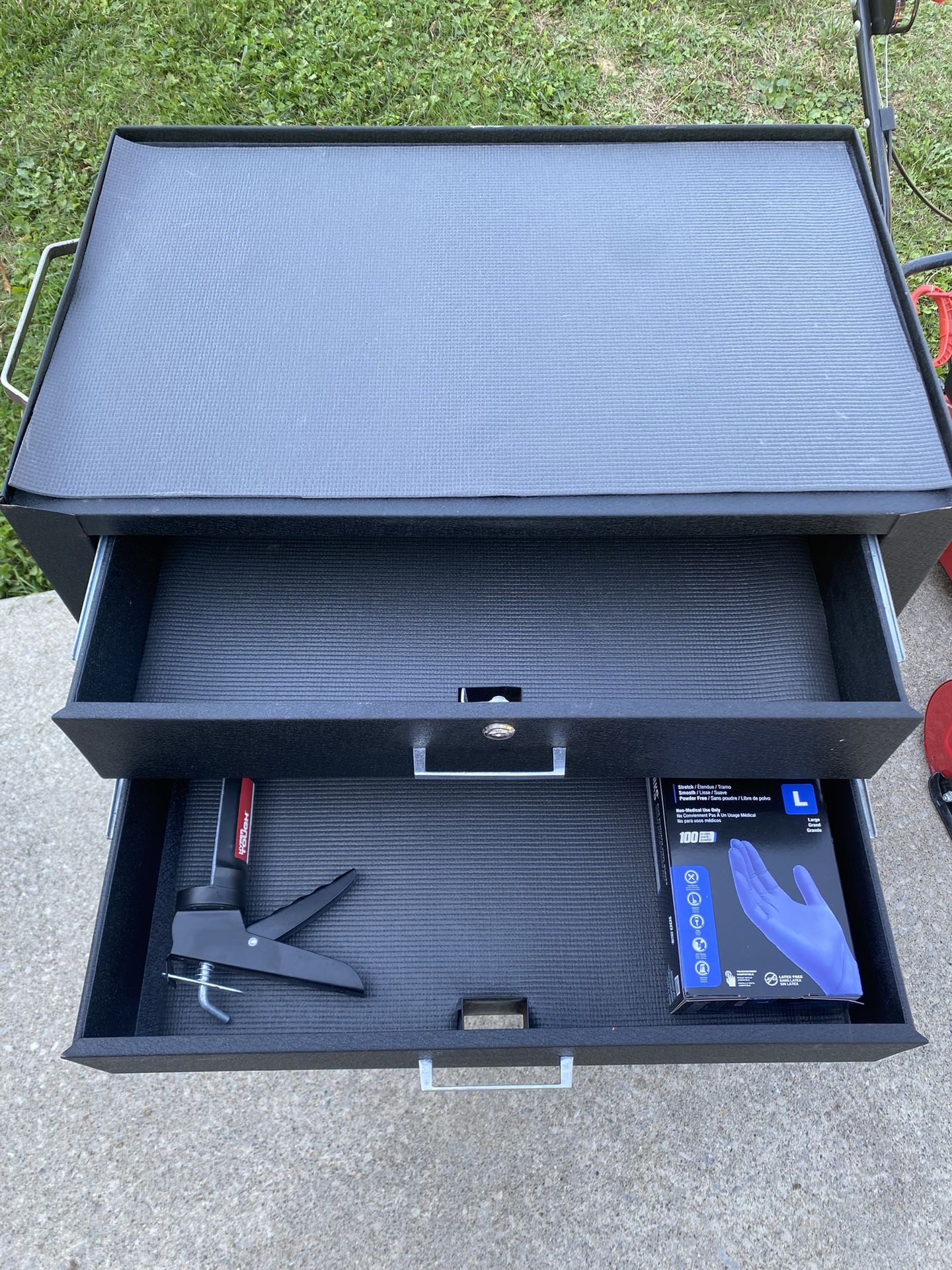 Tool cart/box 2-drawer With Everything You See In Photos. $88
