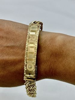39.2 Gms 10KT YG Solid Chino Link Bracelet 