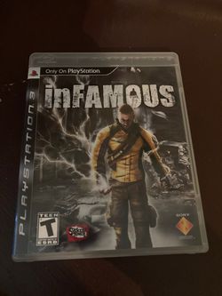 Infamous PS3 great condition