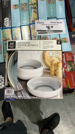 Artisan pasta bowls 4pc $10