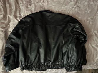 Croft & barrow Leather Jacket Mens