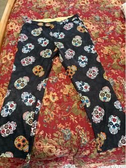 Loudmouth golf day of the dead men’s pants 36x30