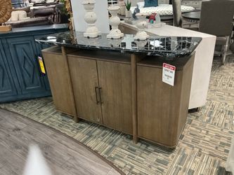Faux Marble TV Stand
