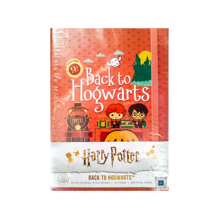 New Harry Potter: Back to Hogwarts Ruled Pocket Journal 