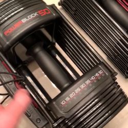 Power Block 50 Lbs Pair