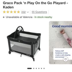 FREE GRACO PACK AND PLAY YARD