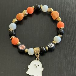 Halloween Beaded Bracelet 