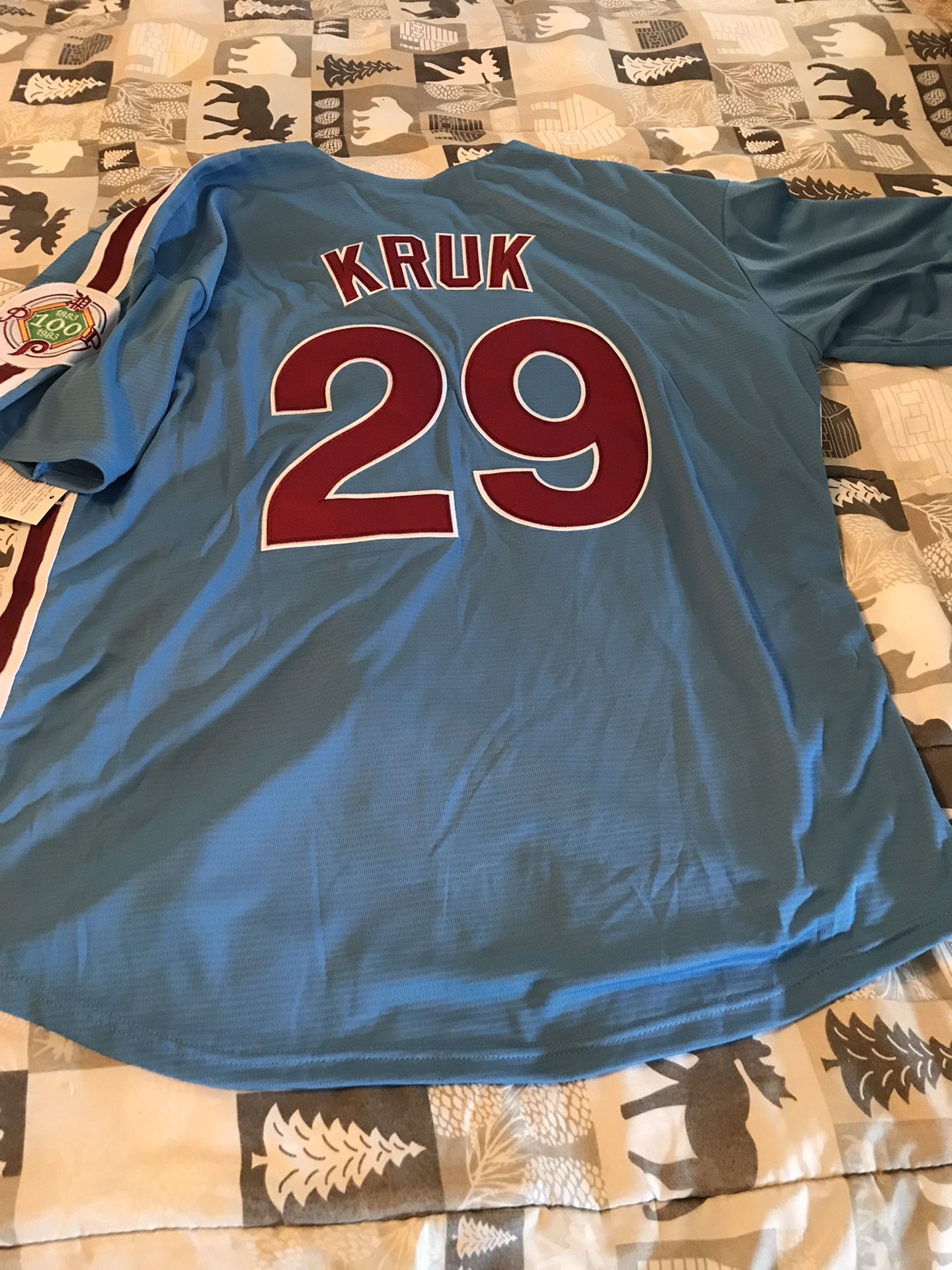 Phillies Kruk Throwback Jersey
