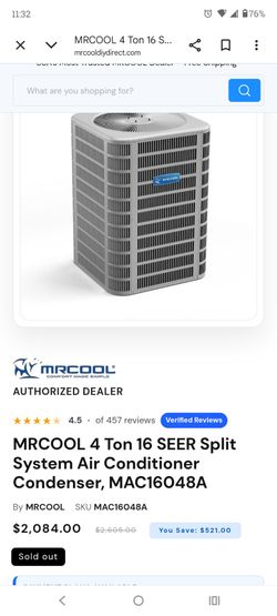 Mr Cool 4 tons ac