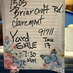 yard sale 