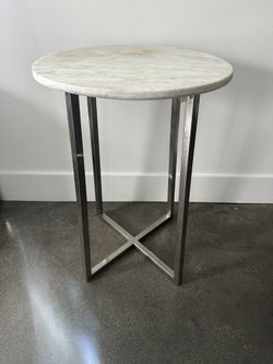 Round Marble Side Table