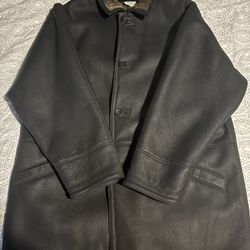 Brand New Joseph & Lyman XL Leather Coat 100% Lambskin