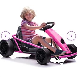 Kids Ride On Toys Pedal Powered Go Kart Pedal Car-Pink TY326024PI