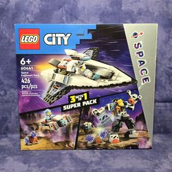 Lego City 60441 Space Explorers 3-in-1  Super Pack Set• NIB Retired