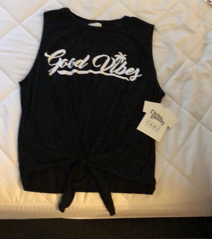 Dirtee Laundry Be Happy women’s tank top