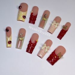 Strawberry Press On Nails